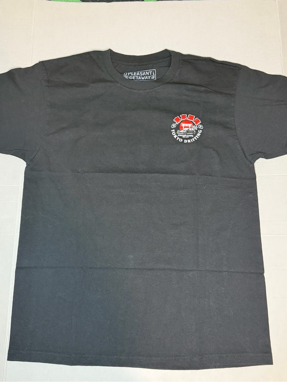 Men's Black Tokyo Drifting Logo Short Sleeve Tee